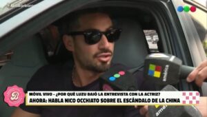 Nicolás Occhiato dio su versión sobre la cancelación de la entrevista a La China Suárez: “Tenemos derecho a decir hasta acá”
