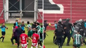 Escándalo en la Liga Tucumana: batalla campal tras el pase de Tucumán Central a la final