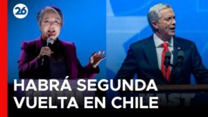 Chile: Jeannette Jara se impuso sobre José Antonio Kast por escaso margen y habrá segunda vuelta