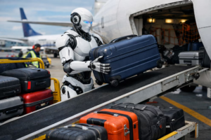 Robots humanoides aterrizan en aeropuertos de Japón para cubrir vacantes laborales