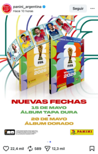 Panini confirmó la postergación del álbum tapa dura del Mundial