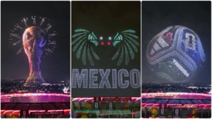 Así fue el despliegue de drones que convirtió el cielo de México en el gran protagonista del Mundial