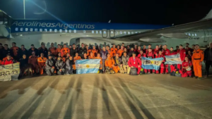 El Ejército argentino llegó a Venezuela para brindar asistencia humanitaria