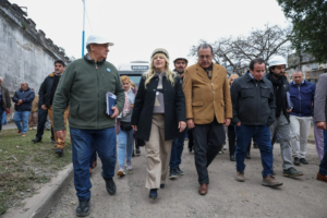 La intendente Chahla puso en marcha una obra clave para renovar uno de los principales corredores viales de la capital