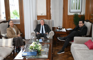 Jaldo analizó la agenda legislativa con Mansilla y Fernández