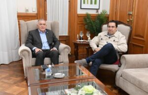 Cumbre en Casa de Gobierno: Jaldo y Mansilla coordinaron la estrategia del PJ y el avance del Plan Pre Lluvia