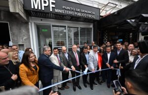 Descentralización judicial y obra pública en Simoca: Jaldo inauguró una nueva sede del Ministerio Público Fiscal y mejoras urbanas