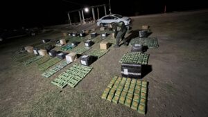 El olor los delató: Gendarmería secuestró más de 300 kilos de hojas de coca en un control sobre la Ruta 34