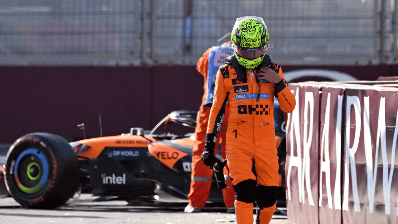 De la furia a las disculpas: Lando Norris reculó, reconoció su exceso y llamó a Franco Colapinto tras el choque en Bakú