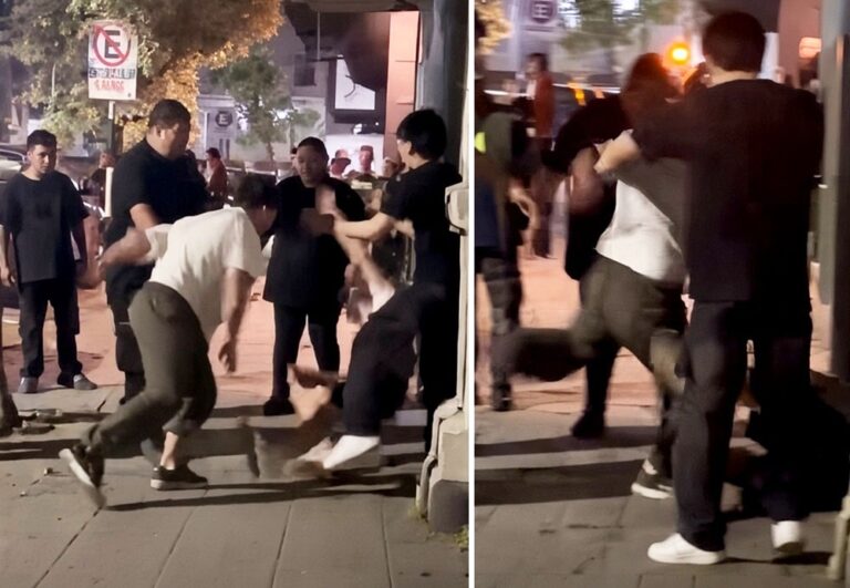 Identificaron al joven acusado de dar una brutal patada a otra persona en la zona de boliches de calle San Martín