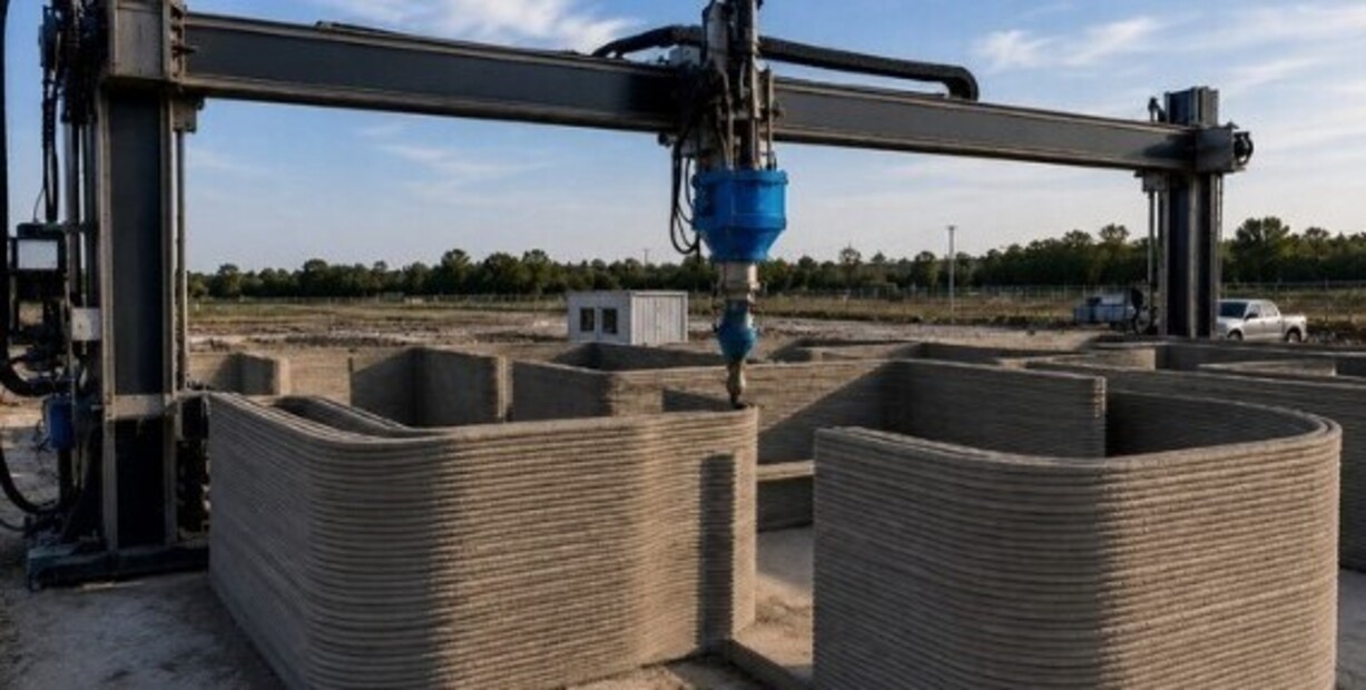 Casas impresas en 3D: la tecnología de US$ 800.000 que levanta muros en 48 horas y apunta a la Argentina